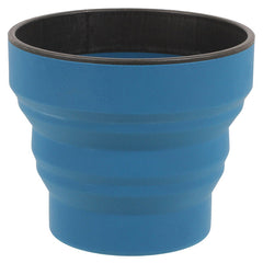 Lifeventure Ellipse Flexi Mug tazza pieghevole in silicone 350 ml, blu navy