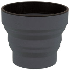 Lifeventure Ellipse Flexi tazza pieghevole in silicone da 350 ml, grafite