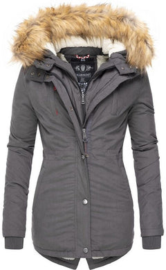 Marikoo Akira giacca invernale da donna con cappuccio, Anthracite