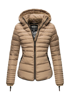 Marikoo Amber giacca invernale con cappuccio da donna, taupe