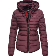 Marikoo Amber giacca invernale con cappuccio da donna, Wine