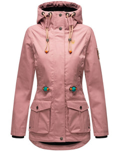 Marikoo BABETAA women's transitional jacket, Dark rose