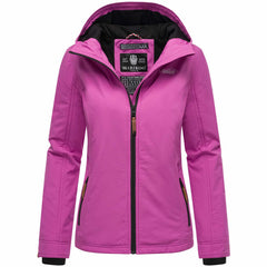 Marikoo BROMBEERE women's transitional hooded jacket, Lilac lily