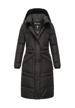 Marikoo Ayumii women's winter hooded jacket, black