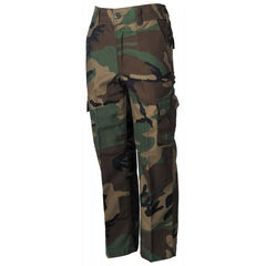 MFH BDU pantaloni per bambini, fantasia woodland