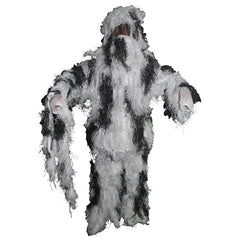 MFH Ghillie Suit set mimetico, mimetico da neve