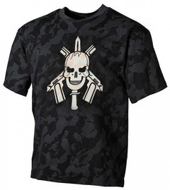 MFH Μπλουζάκι Guns Camo Μοτίβο Night Camo