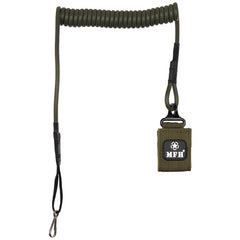 MFH Σχοινί Ασφάλισης Όπλου με Καραμπίνερ, OD green
