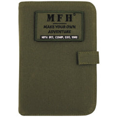 MFH Custodia con notebook A6, verde OD
