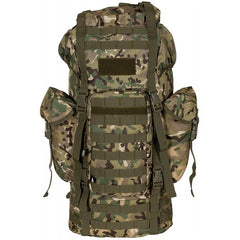 MFH Zaino MOLLE 65L, barra in alluminio, op.-camo