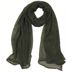 MFH Sciarpa a rete, verde OD, circa 190 x 90 cm