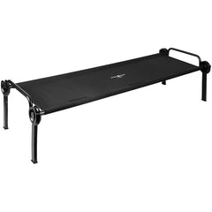 Disc-O-Bed ONE L zložljiv ležalnik, črn