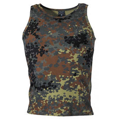 MFH moška majica brez rokavov vzorec flecktarn bundeswehr