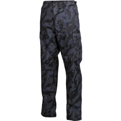 MFH US BDU moške hlače, night-camo