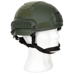MFH MICH 2002 casco, plastica abs, verde OD