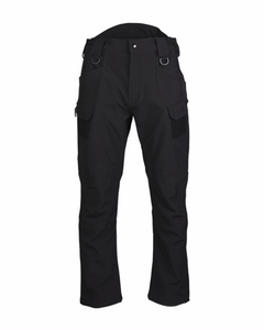 Mil-Tec Assault insulated softshell trousers, black