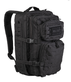 Mil-Tec US Assault Large Laser Cut zaino, nero, 36L