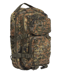 Mil-Tec US Assault Small Laser Cut Backpack, Flecktarn, 20L