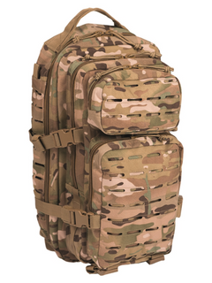 Mil-Tec US Assault Small Laser Cut Backpack, Multitarn, 20L
