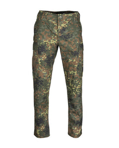Mil-Tec Pantaloni US BDU slim fit Campo rip-stop flecktarn