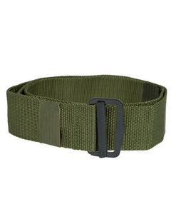 Mil-Tec US cintura per pantaloni con fibbia cangiante, oliva
