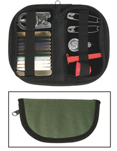 Mil-Tec set da cucito per esterni con custodia