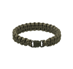 Mil-Tec Survival braccialetto paracord 15mm, oliva