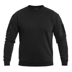 Mil-Tec Tactical round neck sweatshirt, black