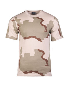 Mil-Tec maglietta manica corta 3col. Deserto