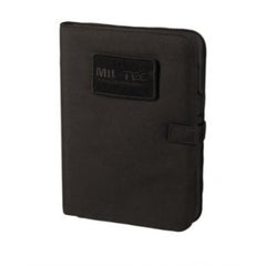 Mil-Tec Large Tactical Notebook, Medium Black