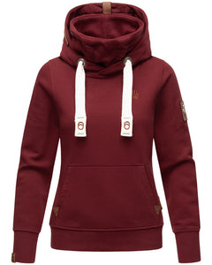 Navahoo Raniaa women's hoodie, burgundy