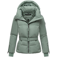 Marikoo Aleyna16 giacca invernale con cappuccio da donna, smokey mint