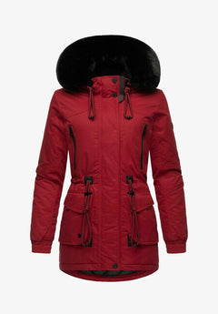 Navahoo Olessa women's winter jacket, Blood red