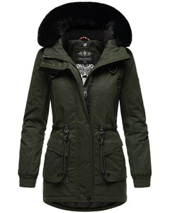 Navahoo Olessa women's winter jacket, olive