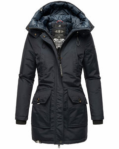 Navahoo Blizzardstorm giacca invernale con cappuccio da donna, navy