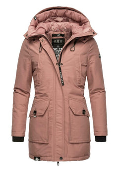 Navahoo Blizzardstorm giacca invernale con cappuccio da donna, terracotta