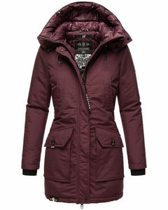 Navahoo Blizzardstorm giacca invernale con cappuccio da donna, wine