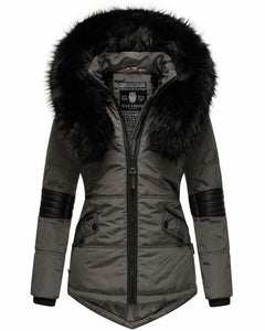 Navahoo Nirvana giacca invernale da donna con cappuccio, Anthracite