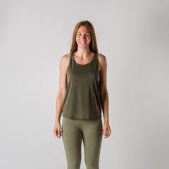 Northfinder DOROTHY t-shirt sportiva da donna, oliva