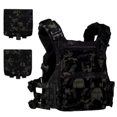 DRAGOWA Tactical Sentinel portapiatti, cp nero