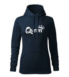DRAGOWA felpa con cappuccio da donna queen 320 g/m², blu scuro