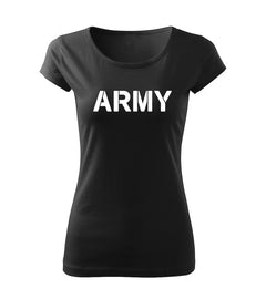 DRAGOWA t-shirt da donna army 150 g/m², nero
