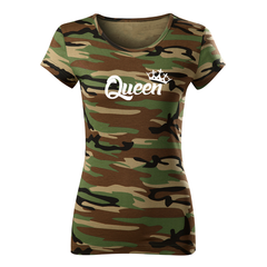 DRAGOWA t-shirt da donna queen 150 g/m², mimetico