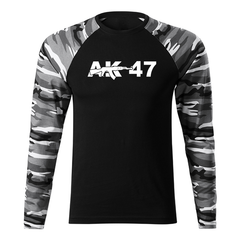 DRAGOWA Fit-T μακρυμάνικο μπλουζάκι AK-47 160 g/m², metro