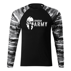 DRAGOWA Fit-T t-shirt a maniche lunghe Spartan army 160 g/m², metro