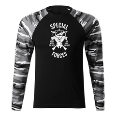 DRAGOWA Fit-T t-shirt a maniche lunghe special forces 160 g/m², metro