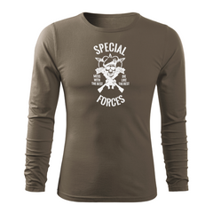 DRAGOWA Fit-T t-shirt a maniche lunghe special forces 160 g/m², verde oliva