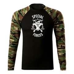 DRAGOWA Fit-T t-shirt a maniche lunghe special forces 160 g/m², woodland