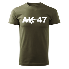 DRAGOWA t-shirt a maniche corte AK-47 160 g/m², verde oliva