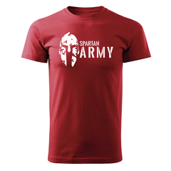 DRAGOWA κοντομάνικο μπλουζάκι Spartan army 160 g/m², κόκκινο